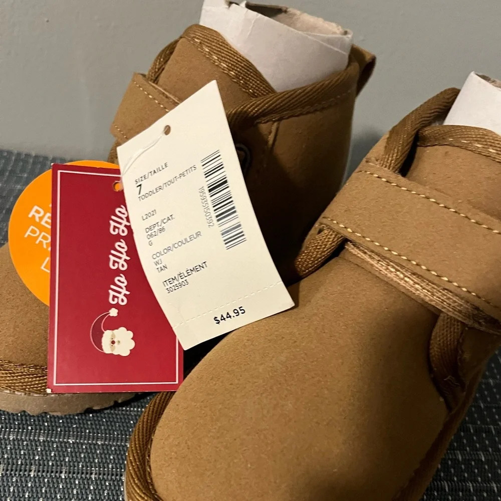 ♥️ New Gymboree Boys Suede Boots - Tan - Toddler Boys Size 7